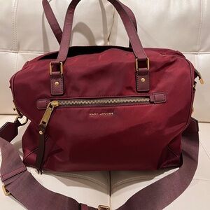 Marc Jacobs Burgundy Tote Bag